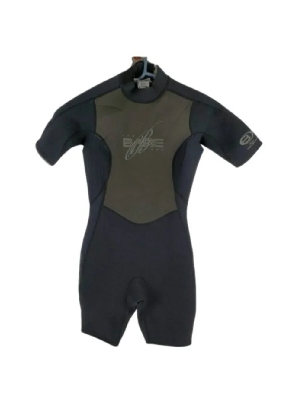 Bare Velocity Wetsuit Size 8 Black Surf Scuba Dive Ocean 2MM Progressive Stretch